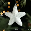 White Fluffy Christmas's Tree Hanging Decor Props