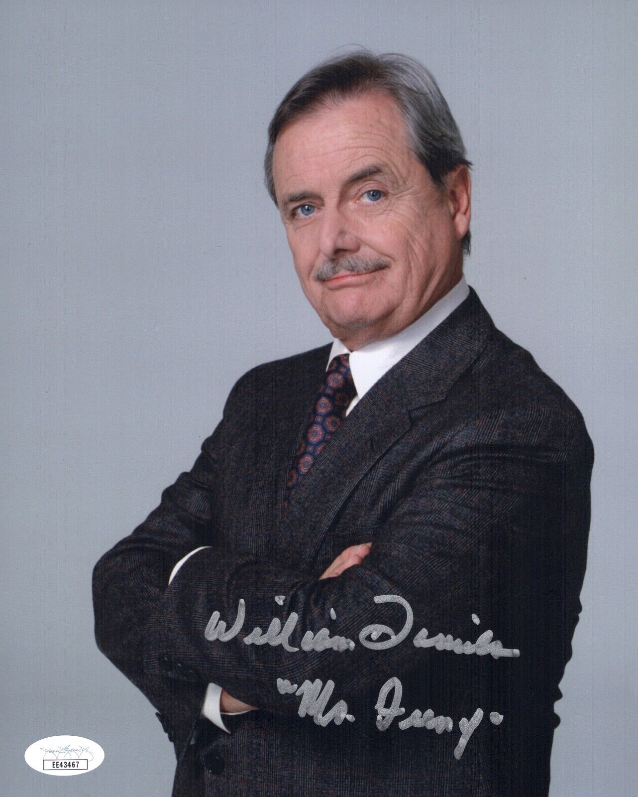 William Daniels Signed Mr. Feeny BOY MEETS WORLD 8x10 Photo Poster painting Autograph JSA COA