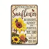 Tournesol de ferme - Panneaux en &eacute;tain m&eacute;tallique(20*30cm/30*40cm)