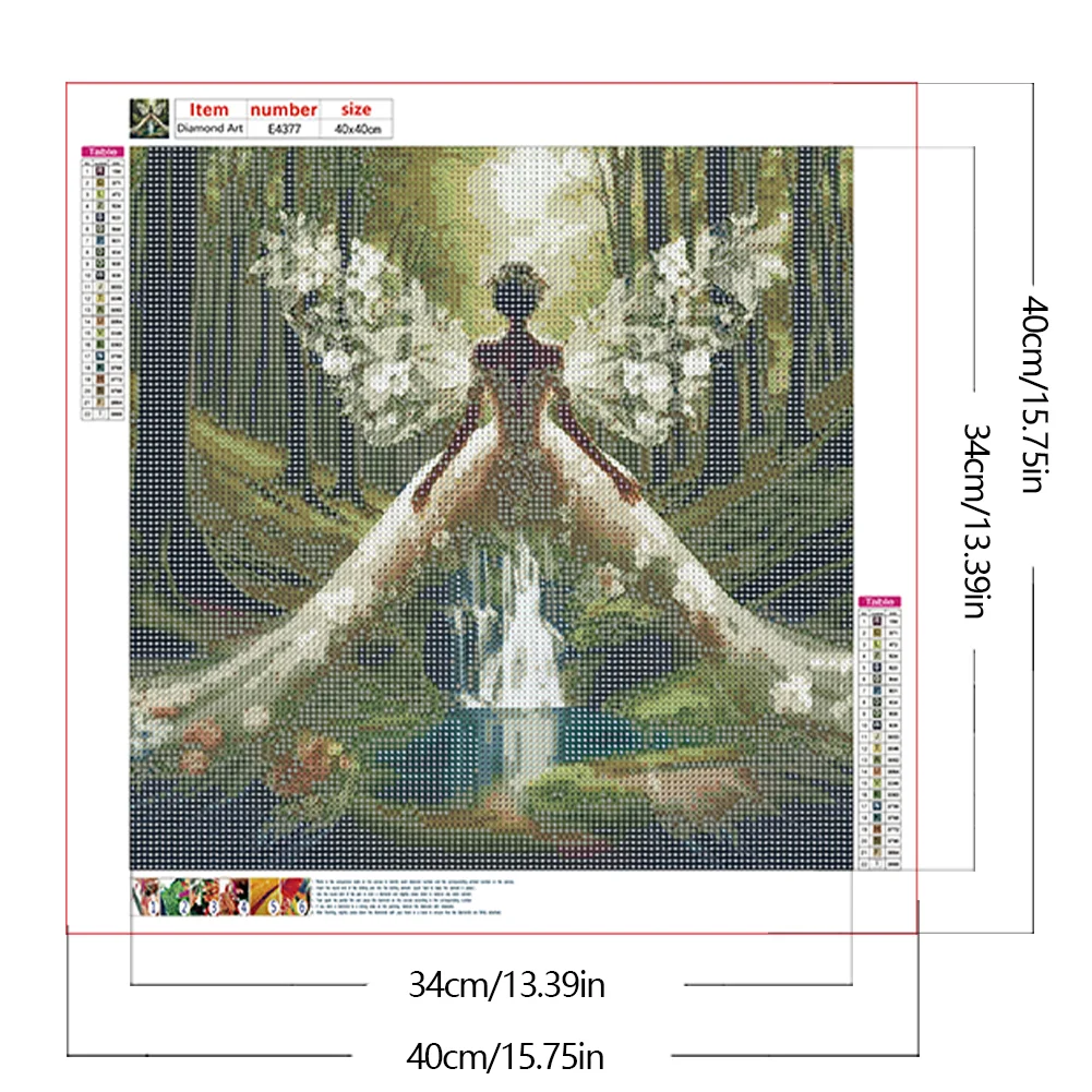 Diamond Painting - Full Round Drill - Princess Silhouettes(Canvas|40*40cm)