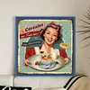Retro Billboard-11CT Stamped Cross Stitch 40*40cm/15.75*15.75in tapestrymarket