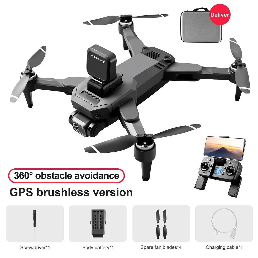 S109 Brushless GPS Obstacle Avoidance Optical Flow ESC Drone