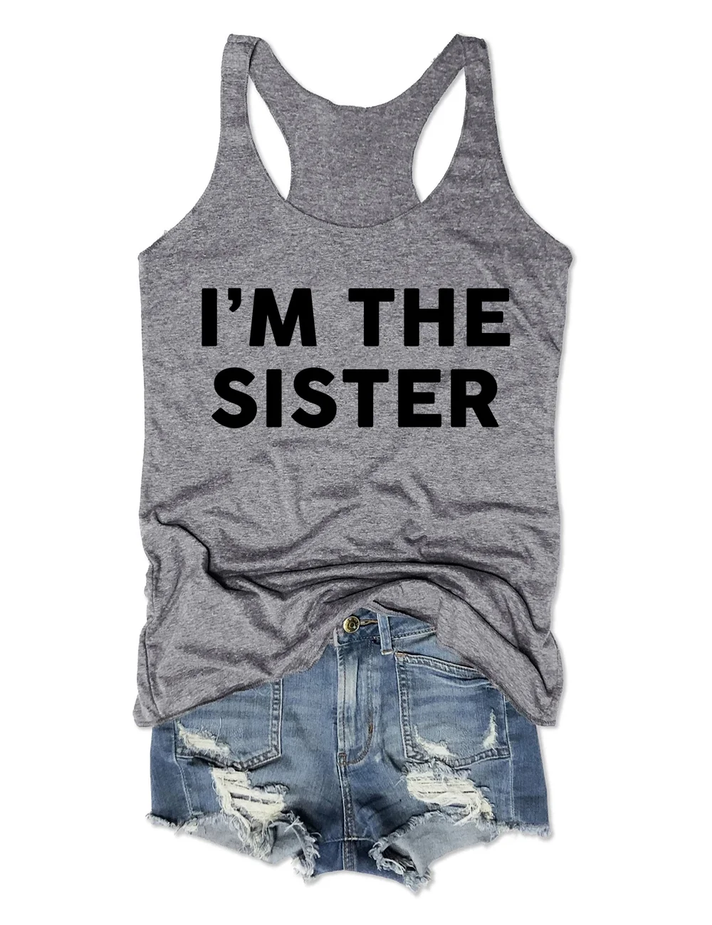 Back Off I Have A Crazy Sister Matching Tank