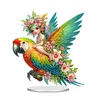 Acryl Papagei und Elf - 5d DIY Handwerk Ornament