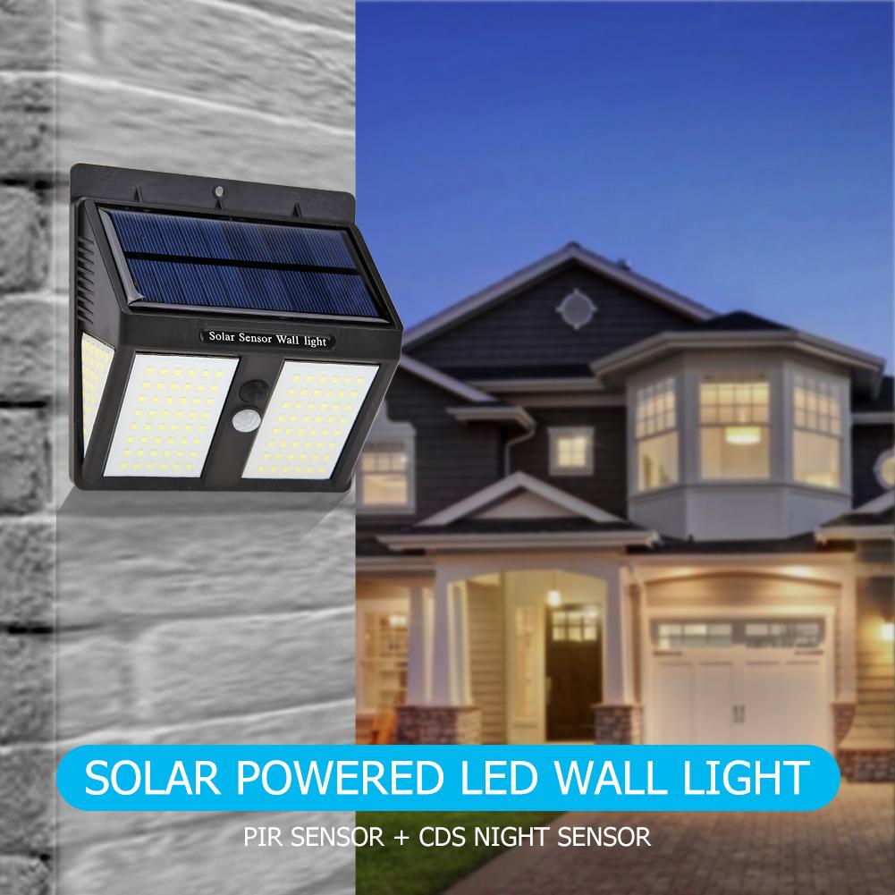 146LED Solar Motion Sensor Wall Lamp Outdoor Waterproof Yard Security Light от Cesdeals WW