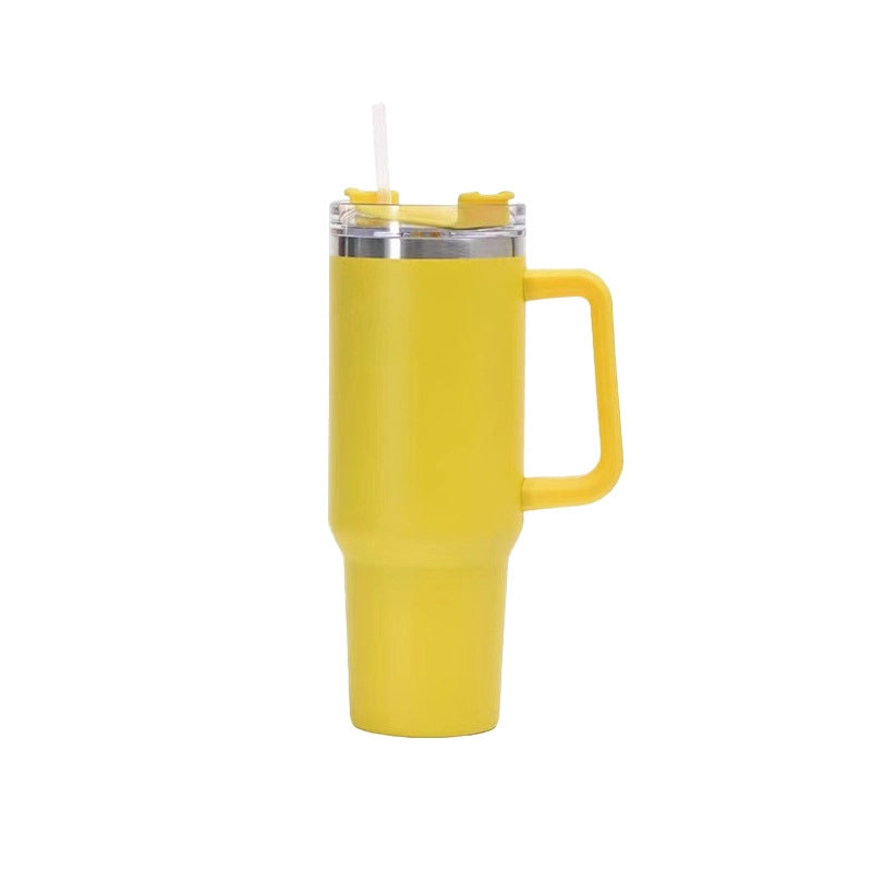 Casual Elegant Preppy Style Solid Color 201 Stainless Steel 304 Stainless Steel Pp Silicone Thermos Cup 1 Piece