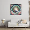 Peacock Spreads Its Tail-11CT Stamped Cross Stitch 50*50cm/19.69*19.69in