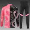 Real Madrid 25-26 1/4 Zip Tracksuit Black & Pink Special Edition Chandal