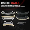Timing Chain Kit Fit for ATS CTS XTS STS 2007-2014 3.6L for CTS 10-14 3.0L, for Chevy Equinox Impala Traverse Malibu 2008-2015 3.0L 3.6L,for GMC/Buick/Pontiac/Saturn Engine Water Oil Pump