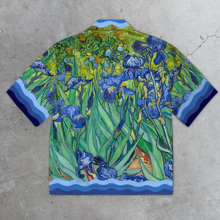 Iris de Vincent Printed Custom Short Sleeve Shirts