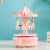 Carousel music box ornaments for children, Christmas gifts for girlfriends and besties on their birthdays