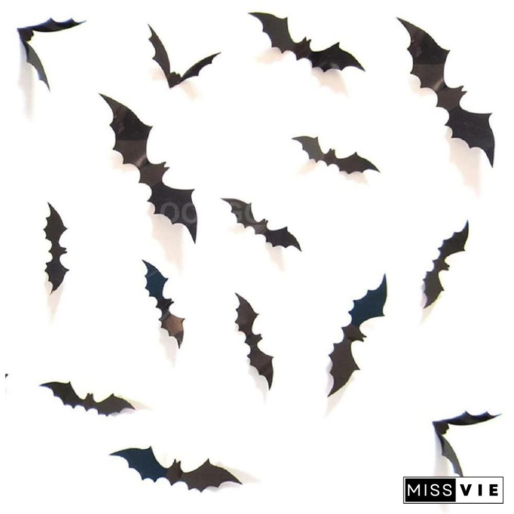 3D PVC Bat Wall sticker For Halloween Decoration
