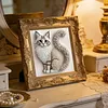 Kit de peinture en diamant partiel en forme de type &laquo; cat &raquo; DIY pour adultes d&eacute;butants d&eacute;coration int&eacute;rieure peintures de diamants et &oelig;uvres de pierre