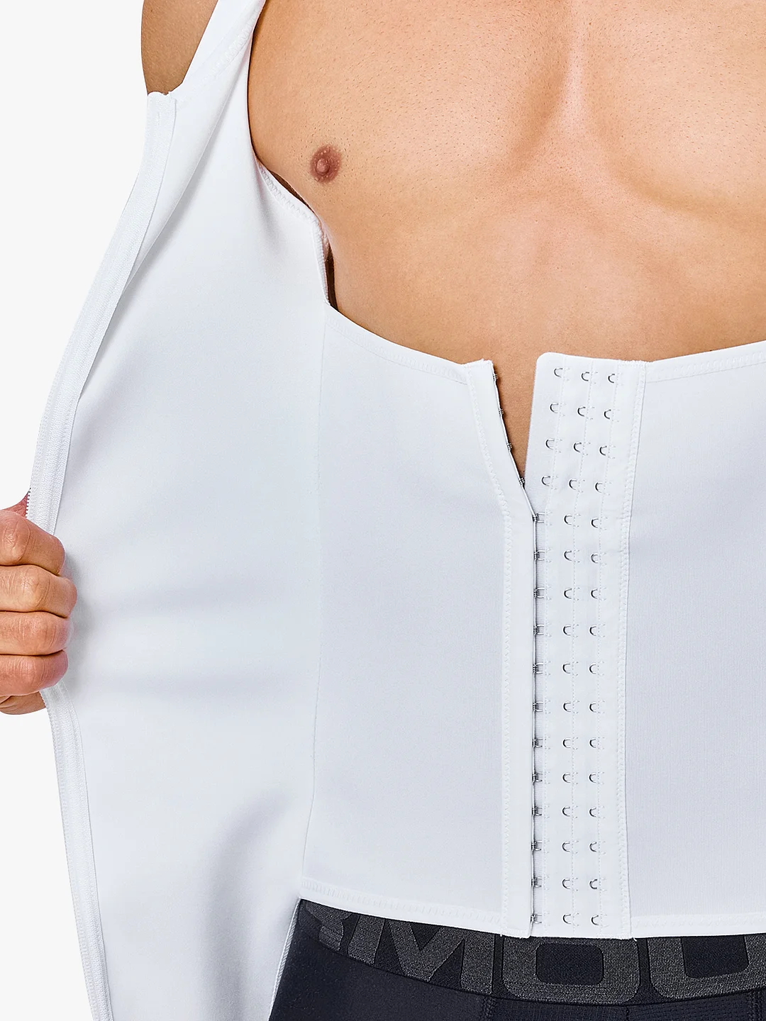 Zipper Belly Compression Workout out Waist Trainer Shapewear Tank Top