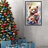 (40*60cm)Flower Bear - Full Round Drill Diamond Painting