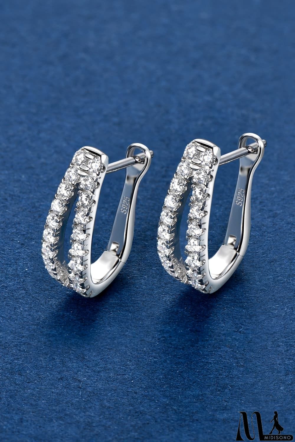 MidiSono - Moissanite 925 Sterling Silver Earrings