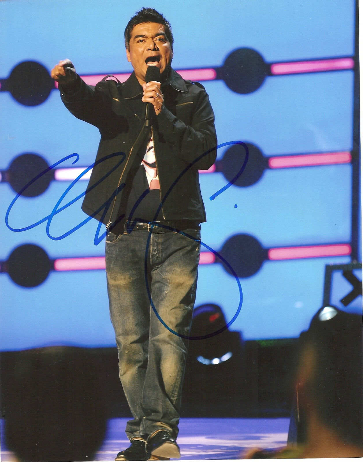 GEORGE LOPEZ 'SMURFS' 'GEORGE LOPEZ SHOW' SIGNED 8X10 PICTURE 5 *COA