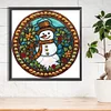 Diamond Painting-DIY Crystal Rhinestone Xmas Snowman