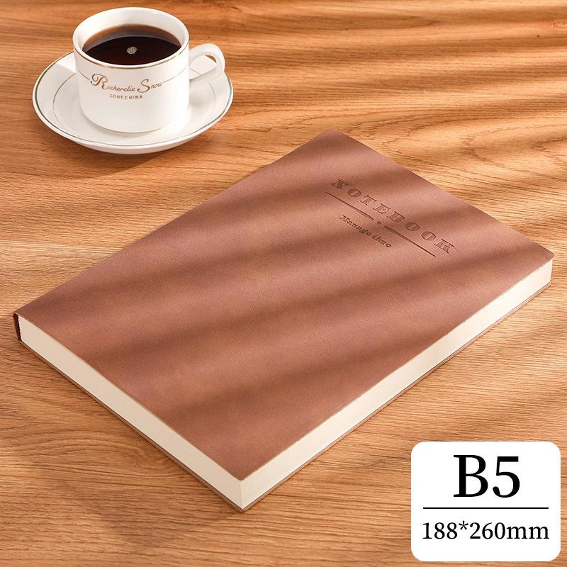 Large A4 Soft Lambskin A5 Simple Student Horizontal Line Notebook Business Thickened B5 Notepad Office Cultural Notepad