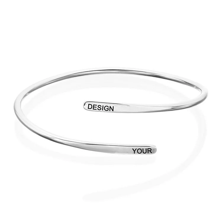 Personalized Design Cuff Bracelet
