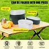 Aluminum Alloy Lunch Boxes Pot W/ Handle Metal Lunch Box for Camping and Travel