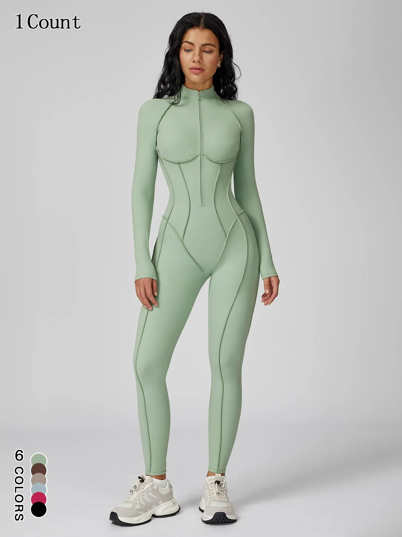 Viral Tiktok Trend Sleeveless Athletic Bodysuit, Bbuttery Soft Tummy Control Butt Lifting One Piece Stretchy Sports Jumpsuit, Casual Slim-Fitting Below the Knee Viral Tiktok Trend Sleeveless Athletic Bodysuit, Bbuttery Soft Tummy Control Butt Lifting One Piece Stretchy Sports Jumpsuit, Casual Slim-Fitting Below the Knee