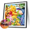 Diamond Painting-DIY Full Round Drill Cartoon Bear