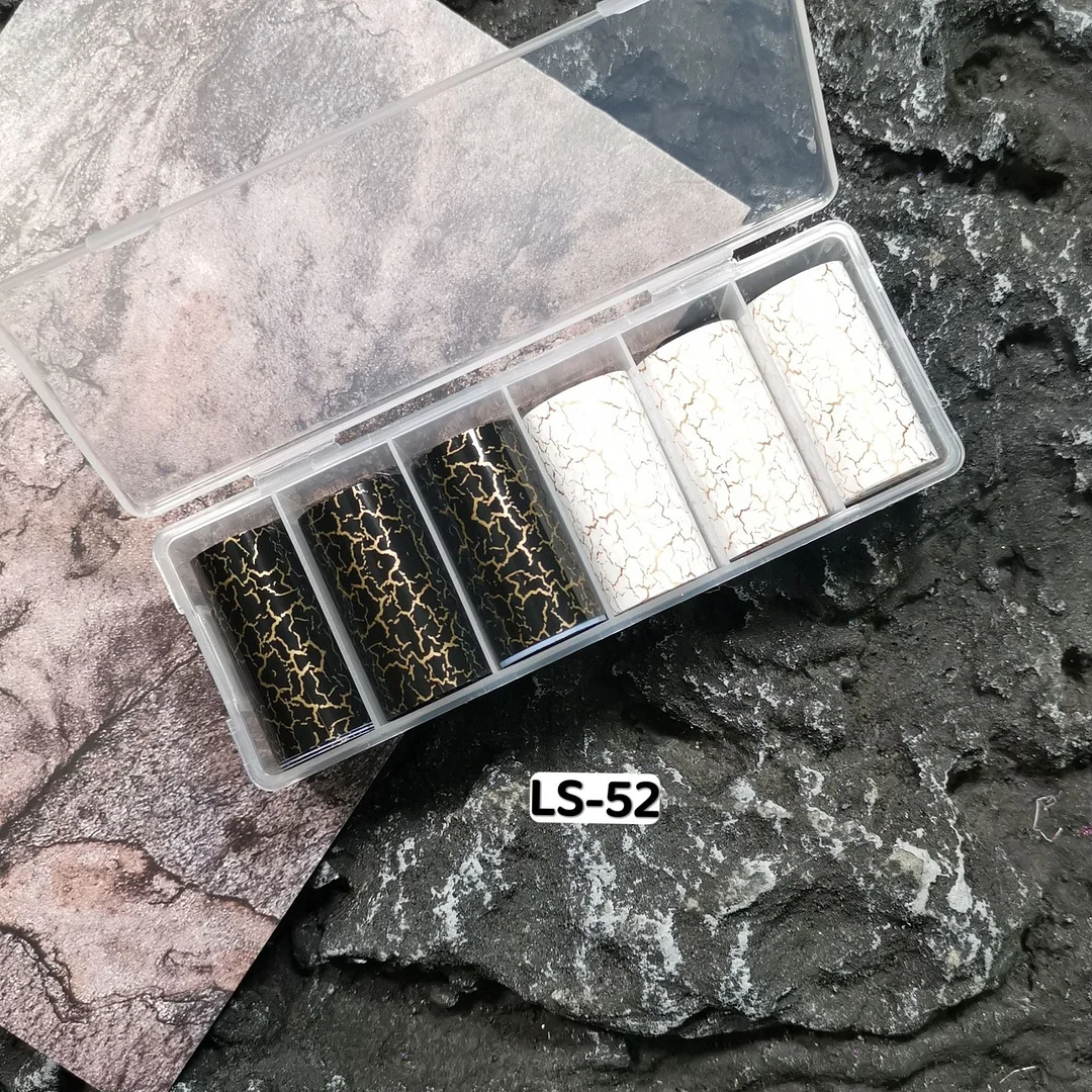 3pcs Tortoiseshell Amber Nails Foils Tortoise Shell Nail Art Transfer Foil Decals Wraps Tips Nail Manicure Decorations 4*100cm-Nail Inspo