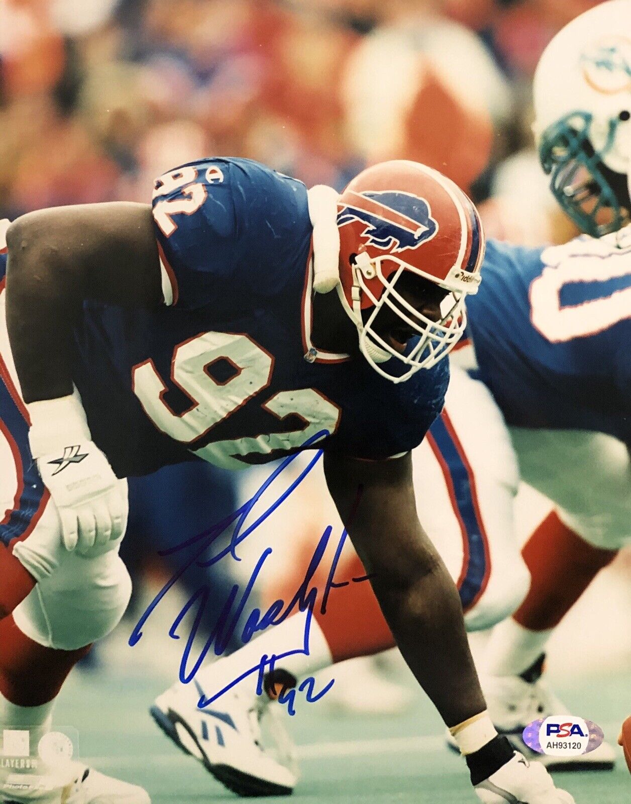 Ted Washington Signed Autographed Buffalo Bills 8x10 Photo Poster painting Psa/Dna