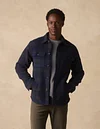 Brightside Flannel Lined Workwear Jacket in Navy Plaid