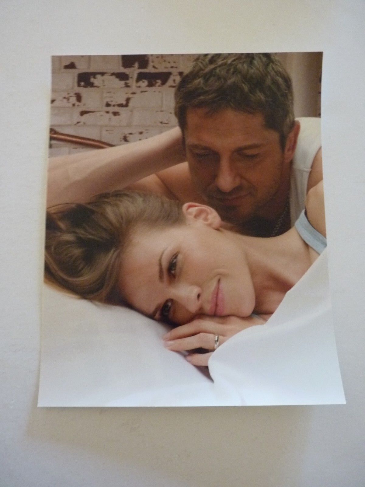 Gerard Butler Hilary Swank Movie 8x10 Color Promo Photo Poster painting