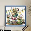 Cup Vase-11CT Stamped Cross Stitch 45*45cm/17.72*17.72in