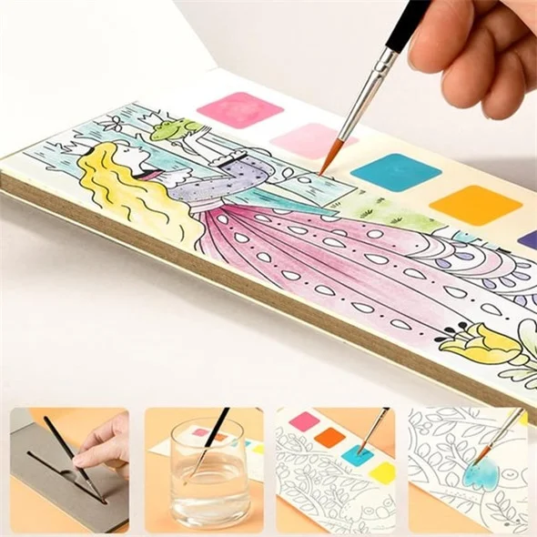 Upstronge Pocket Watercolor Painting Book