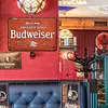 Budweiser - Panneaux en &eacute;tain m&eacute;tallique(20*30cm/30*40cm) - Bi&egrave;re