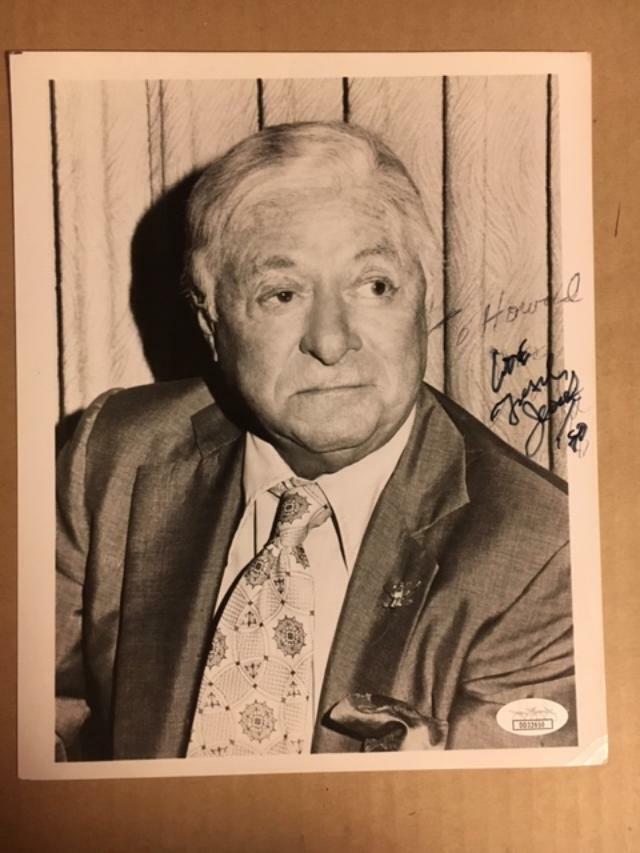 George Nelson Autographed 8x10 Vintage Photo Poster painting JSA Certificate