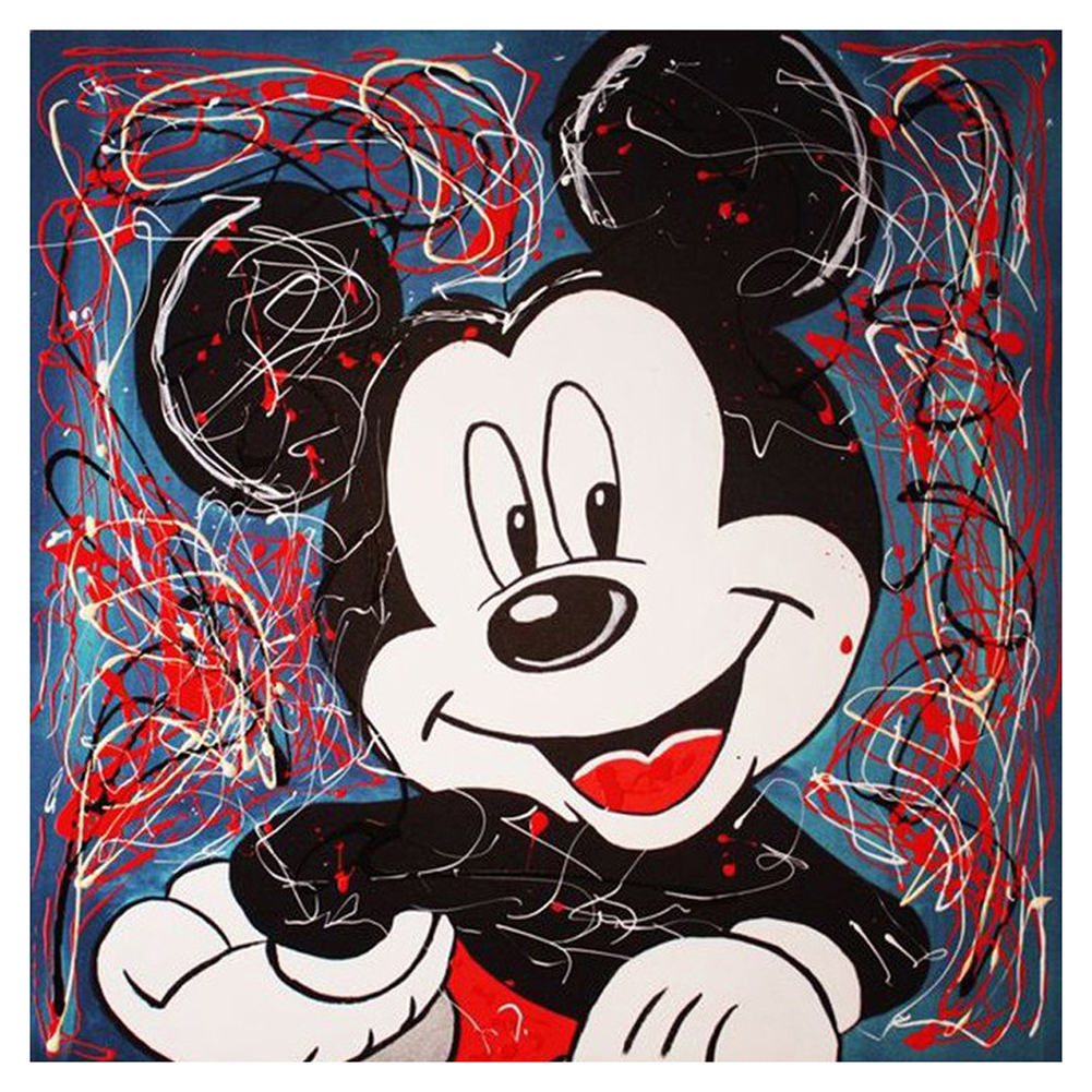 

40*40CM - Round Drill Diamond Painting - Mouse, 501 Original