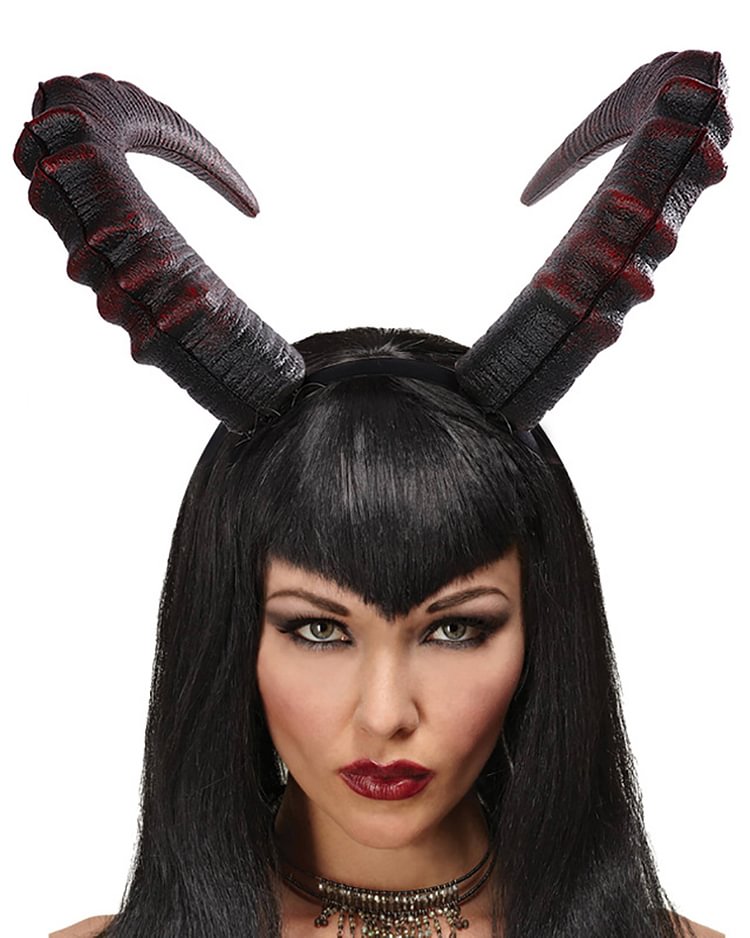 Halloween Party Demon Horn Head Hoop