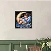 uk.everydayedeals Diamond Painting - Full Round - Moon Pajama Girl(40*40cm)