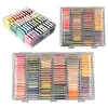 Multi-Color Embroidery Yarn with Transparent Storage Box Cross Stitch Supplies Sewing Embroidery Thread Set for Halloween Christmas Mothers Day