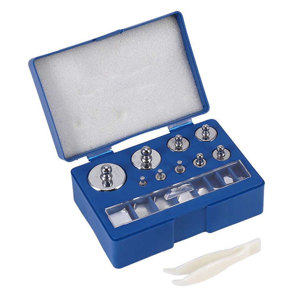 

17pcs Chrome Plating Calibration Gram Scale Weights Set for Digital Scale, 501 Original