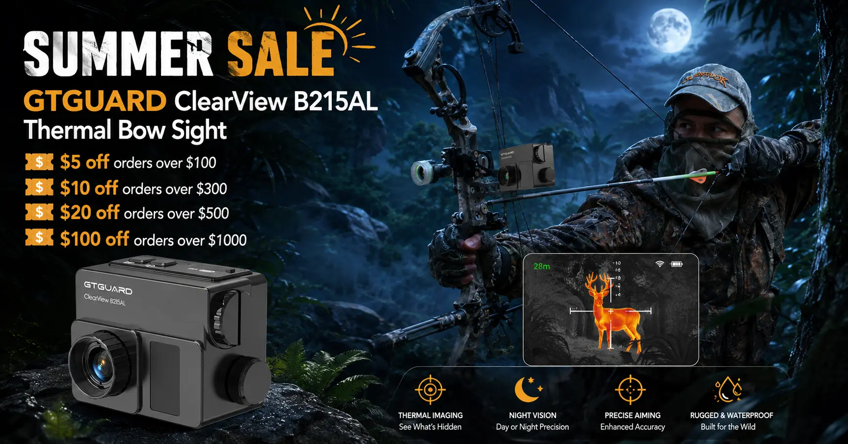 GTMEDIA® Night Vision Goggles, Thermal Imaging & Finders