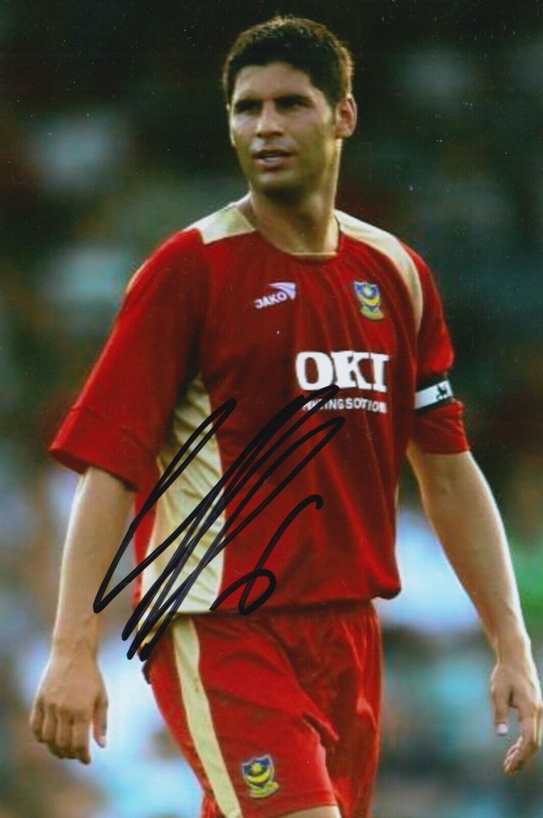 DEJAN STEPANOVIC HAND SIGNED 6X4 Photo Poster painting - FOOTBALL AUTOGRAPH - PORTSMOUTH.