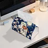 (25cm)Moon Violin Snow Owl DIY Diamond Painting PU Tissue Holder Box