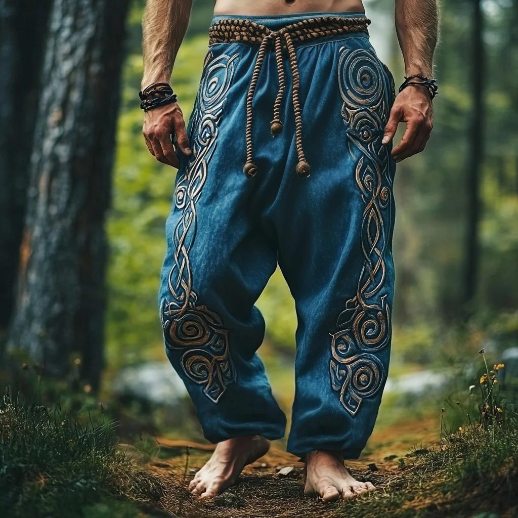 Men's Viking Tribal Celtic Vintage Knot Casual Pants / Rvogue / Rvogue