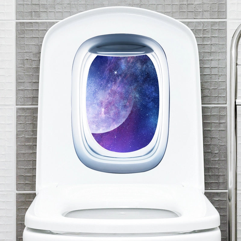 Casual Elegant Landscape PVC Wall Sticker Bathing