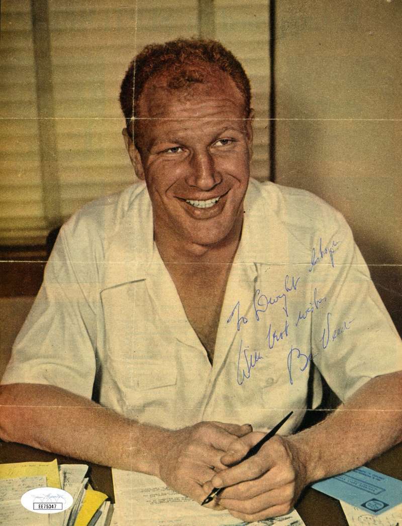 Bill Veeck Jsa Coa Autograph 8x10 Photo Poster painting Hand Signed Authentic