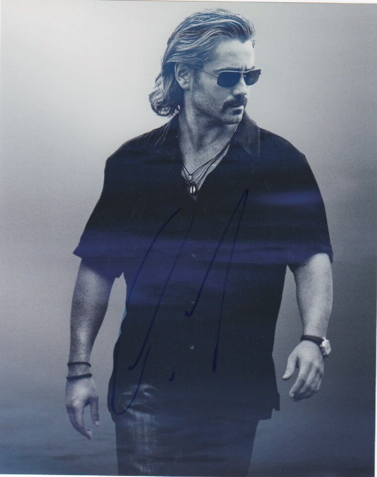 Colin Farrell Miami Vice Autographed Signed 8x10 Photo Poster painting COA C