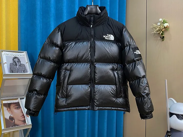 1996 The North Face Dark Blue Down Jacket #Men's