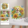 Acrylic Sunflower Puppy - 5D DIY Craft Ornament