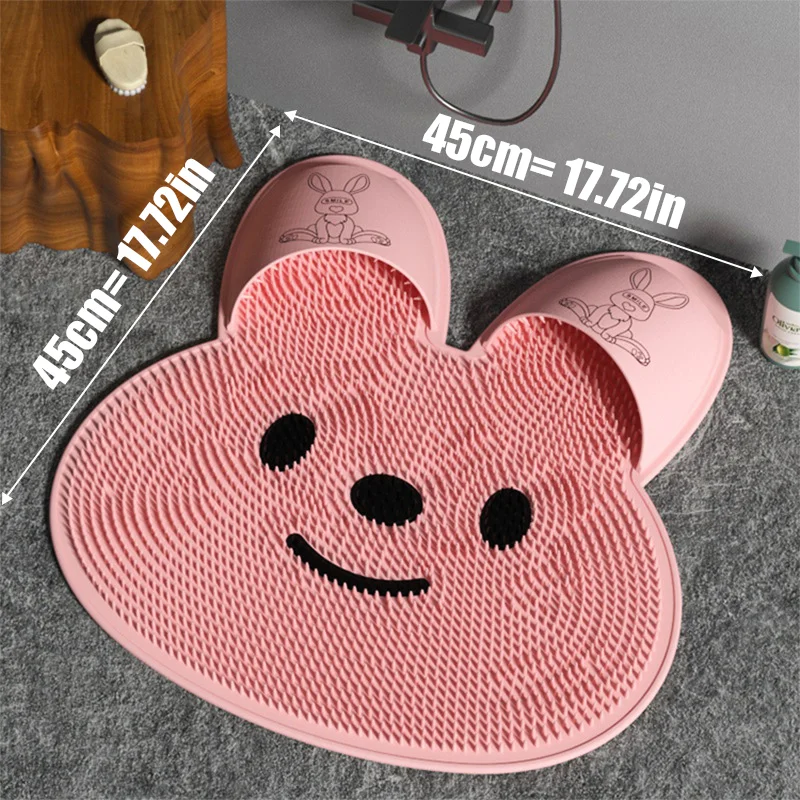 SAKER&reg; Shower Foot Scrubber Mat